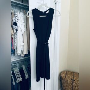 Loft Sleeveless Belted Dress